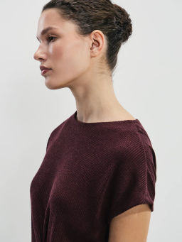 Топ с декоративным узлом и люрексом / Zarina фото 8