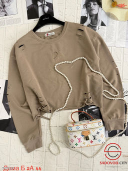 Женская однотонная кофта