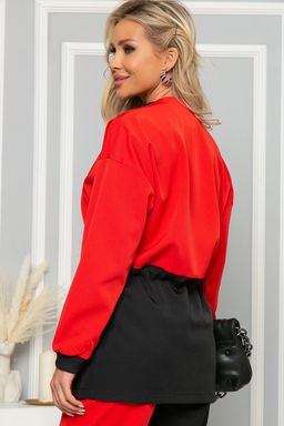Жакет На стиле (блэк энд рэд) Б4889 - Lt collection фото 3