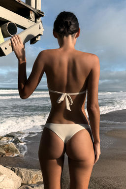 TOP BIKINI AROS TIRAS / Crudo - Zara фото 2