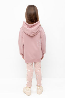 КР 400517/дымчатая роза,ромашковое поле брюки (лосины) для дев