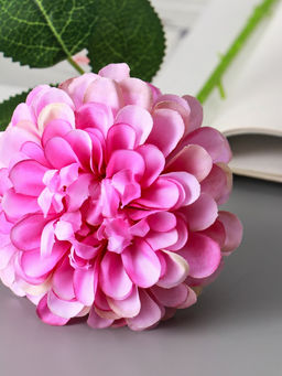 Цена за 2 шт. Цветы искусственные «Хризантема Амадея», d=9 см, h=46 см, сиреневые