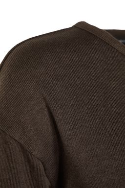 Trendyolmilla Kahverengi Fitilli Orme Pijama Tak?m? THMAW21PT0684 фото 5