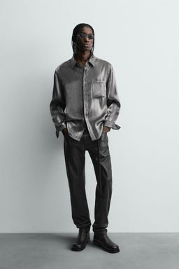 SHIMMER FLOWING SHIRT