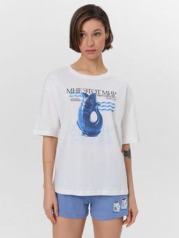 КОМПЛЕКТ ЖЕНСКИЙ (ДЖЕМПЕР, ШОРТЫ) - Mark formelle фото 3