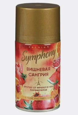 SYMPHONY освежитель Авт. 250мл PREMIUM смен/бал Вишневая сангрия