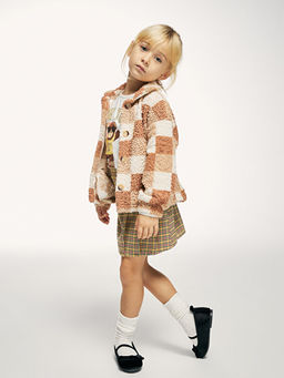 Beli Lastikli Kazaya?? Desenli K?z ?ocuk Etek - Waikiki фото 2