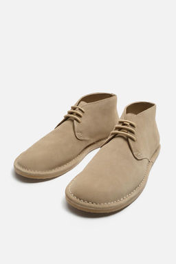 LEATHER ANKLE BOOTS - Zara фото 2