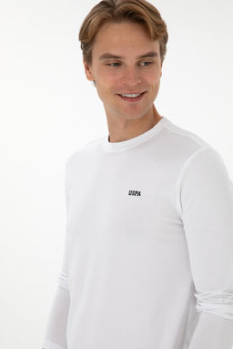Erkek Beyaz Basic Sweatshirt Sepette S_rpriz _ndirim - U.s. polo assn фото 2