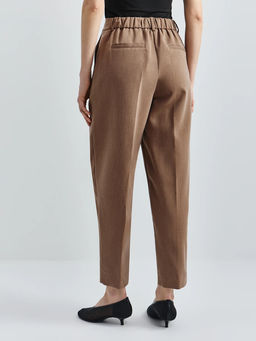 Укороченные брюки с вискозой в составе / Zarina  фото 5