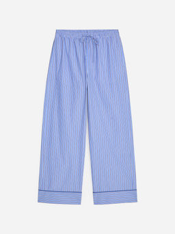 Pantalones de algod?n a rayas