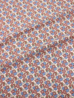 Штапель Аэлина цв.св.пыльная роза, ш.1.45м, вискоза-100%, 110гр/м.кв