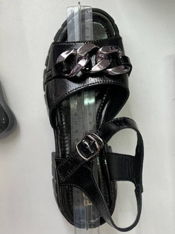 08-PEY144-5 BLACK Босоножки женские (натуральная кожа)