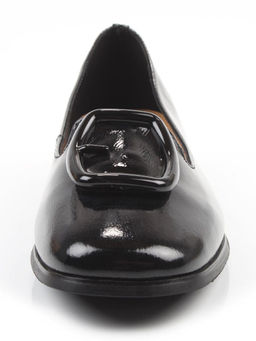 06-DLG03-2 BLACK Туфли женские (натуральная кожа)