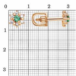 СЕРЬГИ 3287452-7 - Красная пресня фото 2