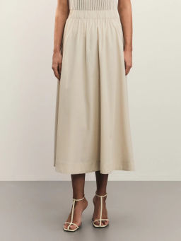 Миди юбка из тенселя / Zarina  фото 3