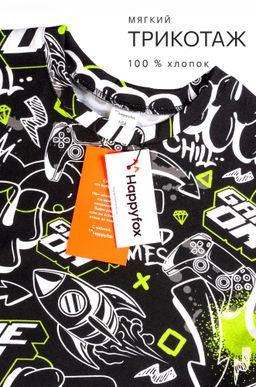 Детская футболка оверсайз Happyfox