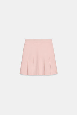 PLEATED KNIT MINI SKIRT - Zara фото 9