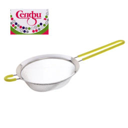 Цена за 2 шт. Сито металлическое 16 см с силиконовой ручкой Селфи, цвет микс