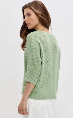 Джемпер F612-1580 olive - Fine joyce фото 5