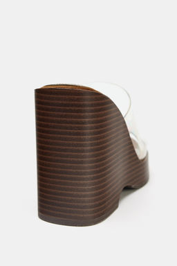 VINYL WEDGE - Zara фото 23