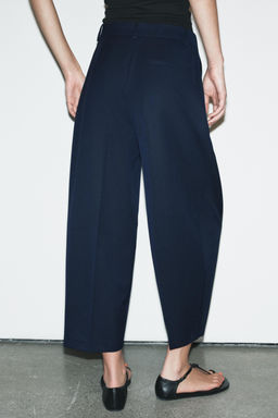 CROPPED TROUSERS WITH WRAP WAIST - Zara фото 14