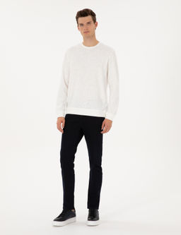 Ekru Regular Fit Sweatshirt