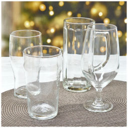 Набор стаканов ВРЕМЯ ДЕГУСТАЦИЙ КРАФТ БИР без декора 4шт арт.P9587 /Люминарк/