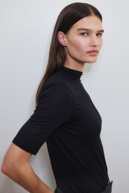Camiseta con cuello perkins Warming Slim Fit - H&m фото 8