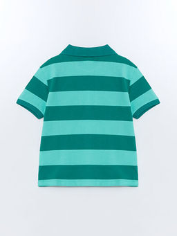 Polo Yaka ?izgili Erkek ?ocuk Ti??rt