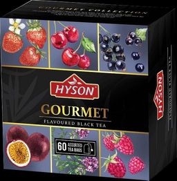 HYSON. Gourmet. Черное ассорти 90 гр. карт.пачка, 60 пак.