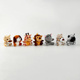 Цена за 2 шт. Мягкая игрушка Зверята, МИКС - Milo toys фото 3