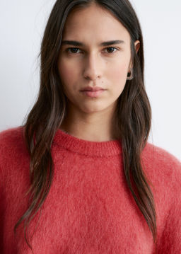 Mohair-Blend Knitted T-shirt - H&m фото 2