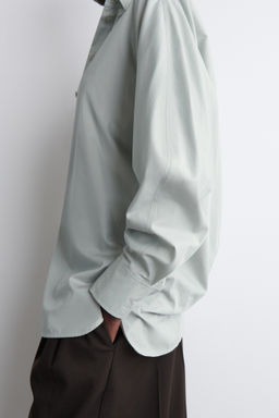 CAMISA REDONDEADA DE ALGOD?N PIMA - H&m фото 8