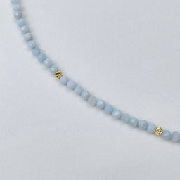 Чокер из Голубого агата с кулоном