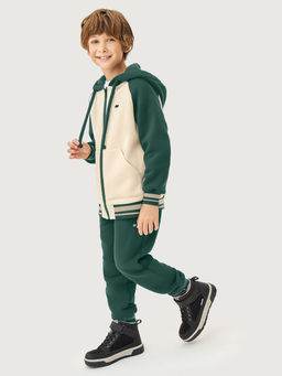 Костюм 7т12326 изумруд/беж