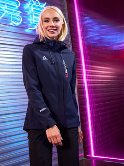 Женская мембранная куртка виндстоппер на флисе Azimuth Сияние 124/23983_709 Темно-Синий  фото 15