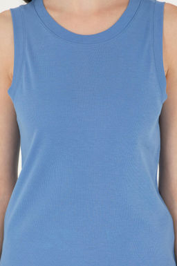 Женская темно-синяя базовая футболка Неожиданная скидка в корзине - U.s. polo assn фото 6