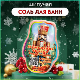 Бомбочка для ванн новогодняя В объятиях сказки, 150 г