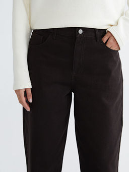 Barrel Fit Kad?n Jean Pantolon