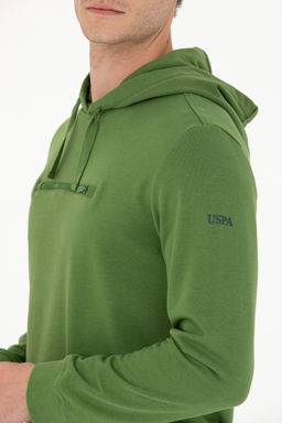 U. S. Polo Assn Мужская зеленая толстовка с капюшоном - U.s. polo assn фото 21