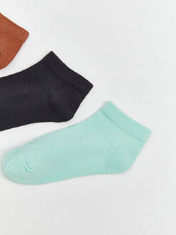 Basic K?z ?ocuk Patik ?orap 3l?