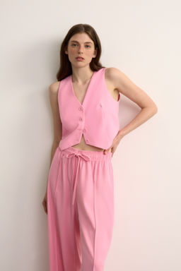 Брюки на кулиске из костюмной ткани - Mollis фото 2