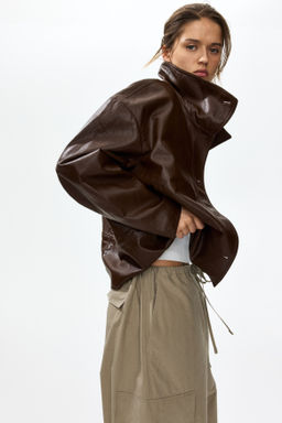 Chaqueta oversize con peplum - H&m фото 3