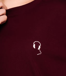 Футболка #КТ0467-51, бордовый