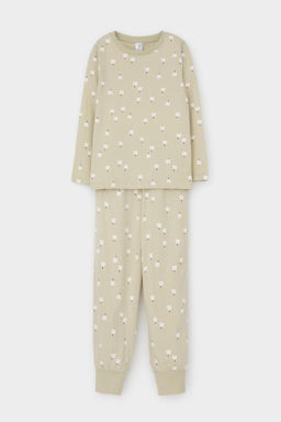 К 1561/фисташковый мусс,колокольчики пижама дет