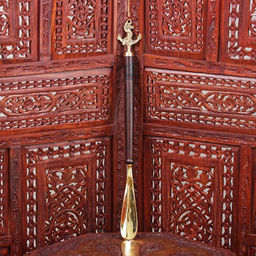 Ложка для обуви Якорь, 51?5.5?2.5 см, латунь