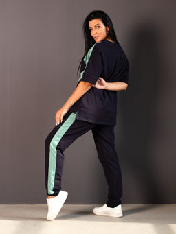 Костюм женский футер 2-х нитка с брюками ТЕХНО ЗЕЛЕНЬ - Domtrik фото 4