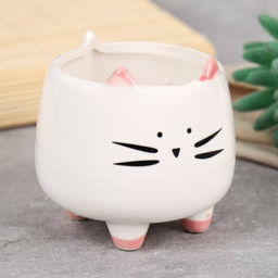 Кашпо 8х6,5х8 см Животные / WN35 /уп 6/96/ (1) - Галеонтрейд фото 6