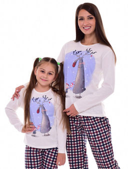 Пижама женская 1-214 (молоко) Мороз